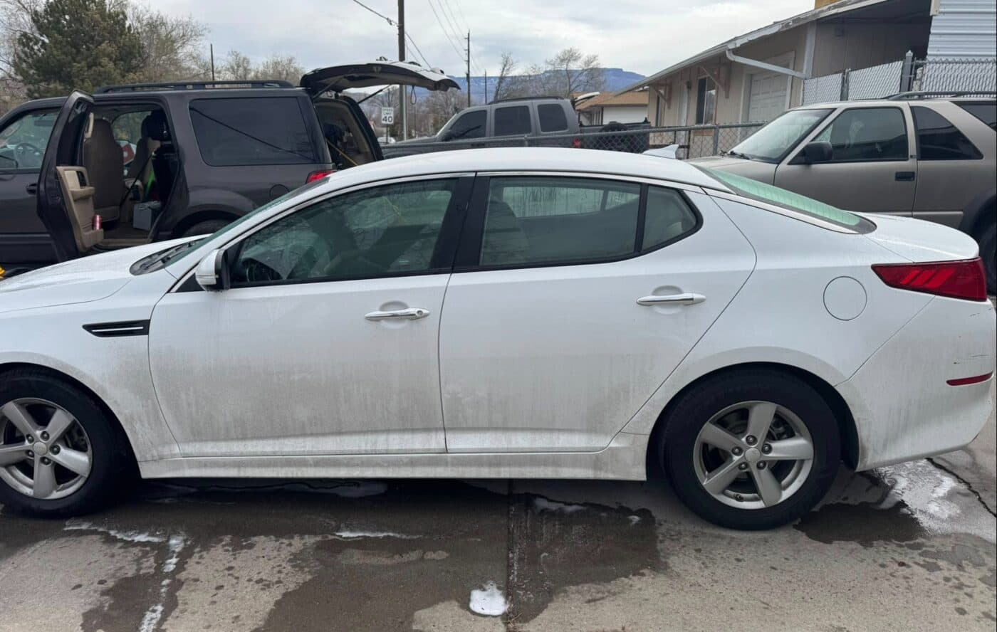 Kia Optima Exterior before detailing